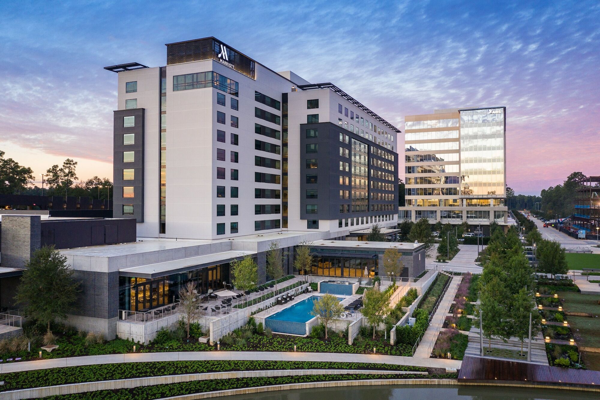 Houston Cityplace Marriott At Springwoods Village Экстерьер фото